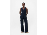 Gilet de costume long en lin