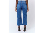 Jean cropped en denim BLEU CLAIR Femme