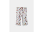 Pantalon évasé imprimé floral