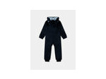Pyjama garçon bleu à capuche avec motif loup