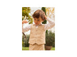 gilet beige sans manches pour garçons