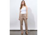 Pantalon 7/8 Barrel uni BEIGE Femme