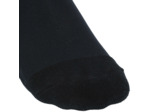 Chaussettes équitation adulte 100 noir rayures blanches et grises