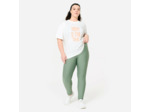 Legging fitness avec poche téléphone femme, vert foncé