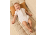 Ensemble body et barbotteuse en gaze de coton
