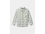 Chemise à carreaux et manches longues Garçon