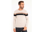 Pull col rond rayé stripe