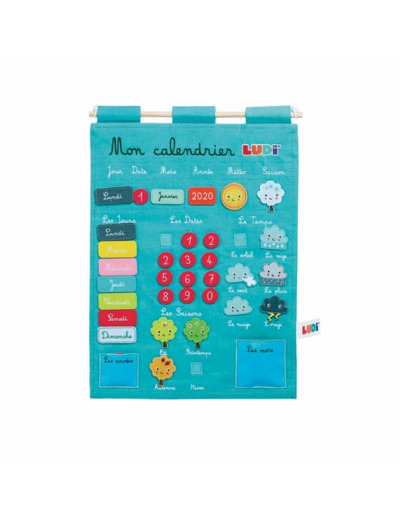 CALENDRIER BASIC BLEU