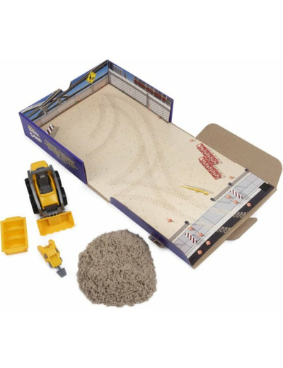 COFFRET CHANTIER KINETIC SAND - CREUSER ET DÉMOLIR 454G