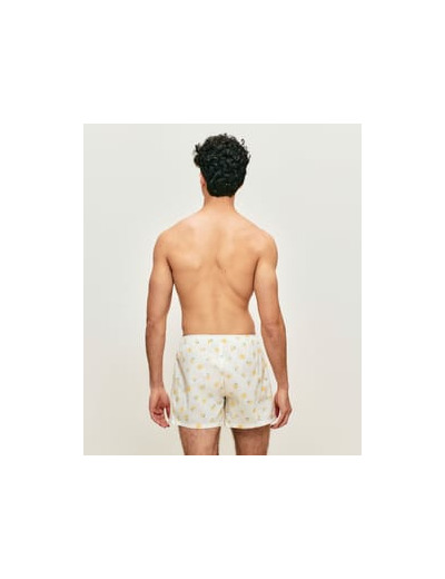 Caleçon en coton motifs citrons