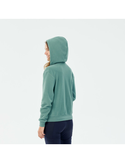 Sweat Polaire de randonnée - MH100 Hoodie - Femme