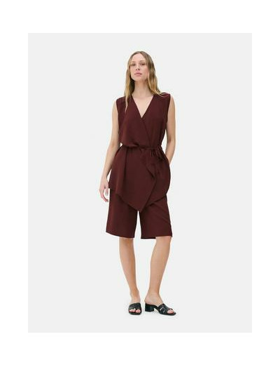 Gilet de costume long effet cascade