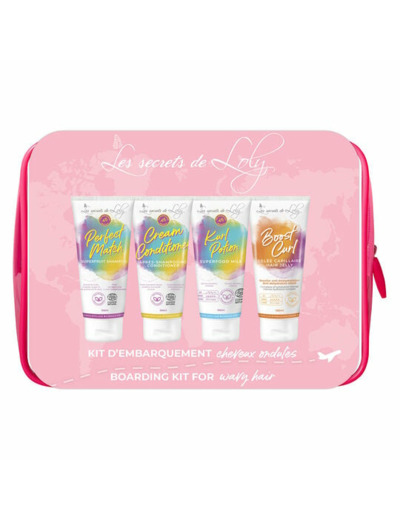 Kit d'embarquement cheveux ondulés