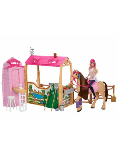 BARBIE ECURIE DE RÊVE AVEC ACCESSOIRES