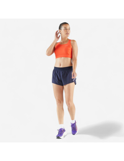 Short running & trail léger Femme - KIPRUN Run 900 Light bleu marine