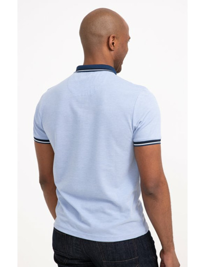 Polo manches courtes Zip