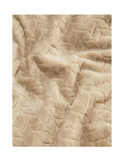 Couverture texturée en maille torsadée ultra-douce
