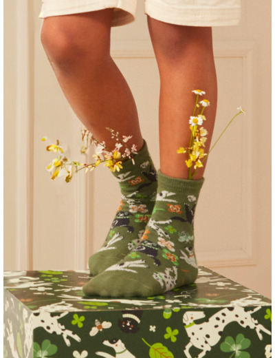 Chaussettes Kaki