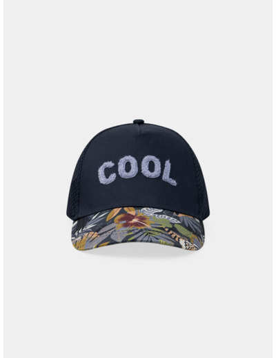 Casquette filet imprimé jungle