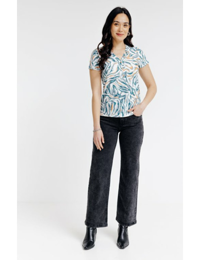 Tee-shirt imprimé manches courtes