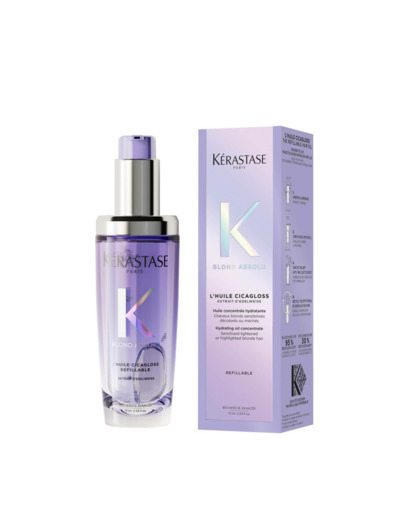 Huile cheveux blonds Cicagloss –...