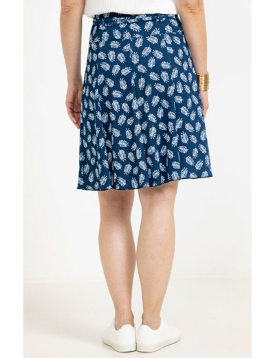 Jupe genoux avec lien a la taille