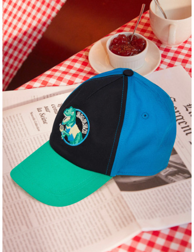 Casquette patch dinosaure