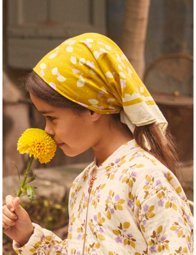 Foulard imprimé fleuri
