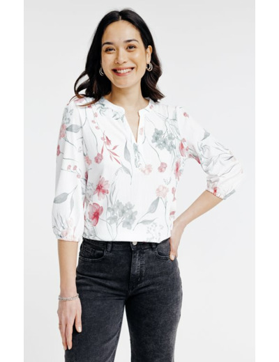 Tee-shirt imprimé fleuri