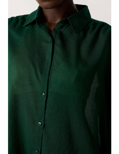 Robe chemise de plage