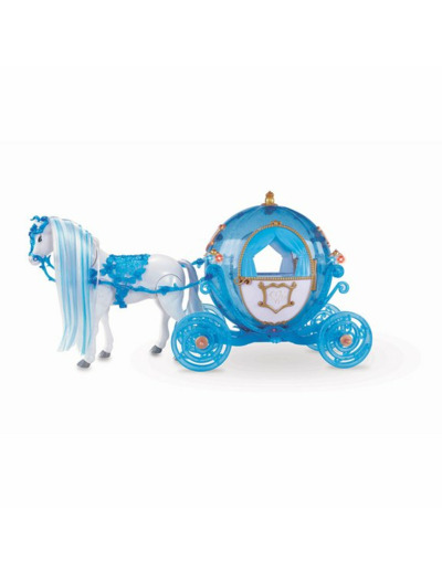 CARROSSE AVEC CHEVAL POUR POUPÉE MANNEQUIN