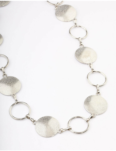 Silver Stipple & Open Circle Belt