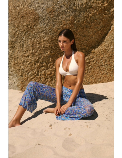 Pantalon fleuri,Pantalon fleuri ;${refinementColor}