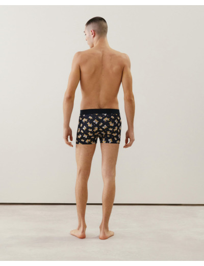 Boxer en microfibre à motifs
