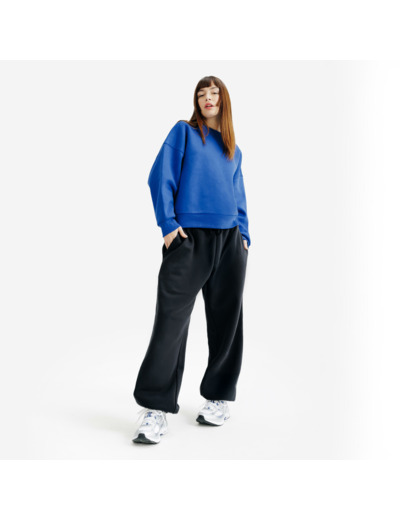 Sweat col rond femme, Elementals, bleu