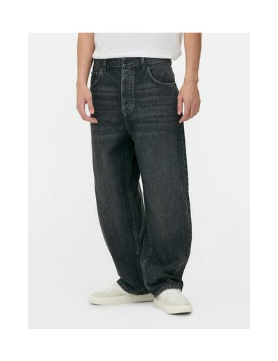 Jean baggy taille haute