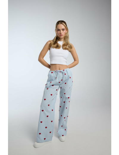 pantalon à imprimé