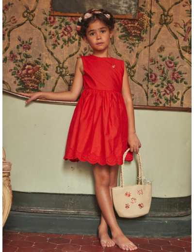 Sac en paille brodé