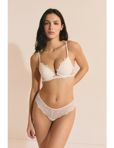 Soutien-gorge N.2 - Le push-up plongeant avec broderie,Soutien-gorge N.2 - Le push-up plongeant avec broderie;${refinementColor}