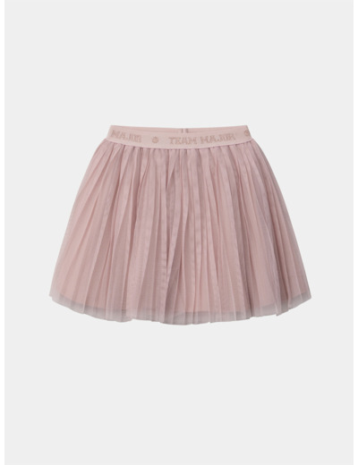 Jupe rose plissée en tulle Fille