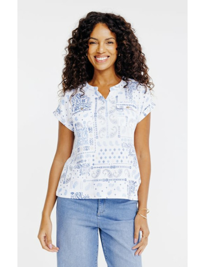 Tee-shirt imprimé manches courtes