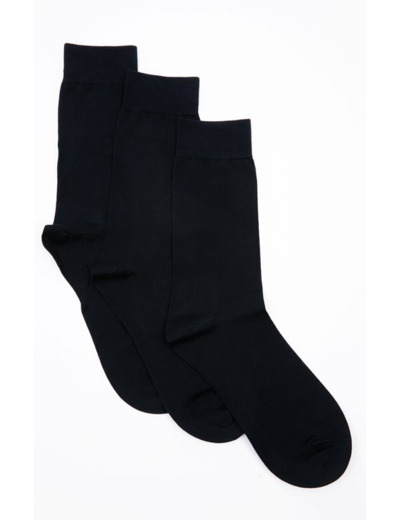 Lot 3 paires chaussettes homme
