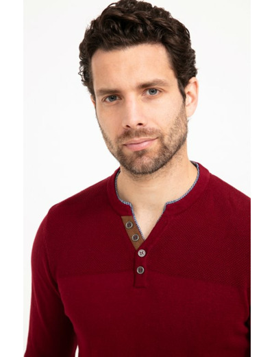 Pull Uni Col Tunisien