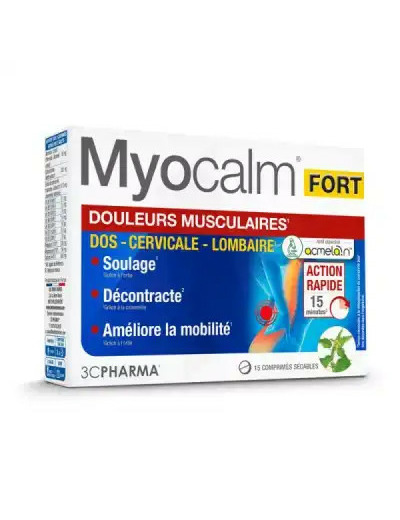 Myocalm Fort Comprimés Boîte De 15