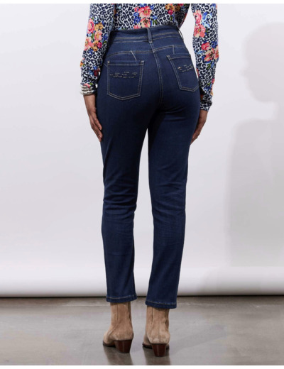 Jean 7/8 slim MARINE Femme