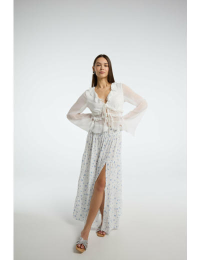 Jupe maxi avec fente