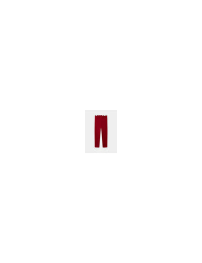 Ensemble de 2 leggings bleu marine à imprimé cœur ou rouges unis pour filles