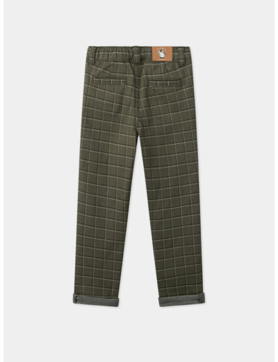 Pantalon à carreaux
