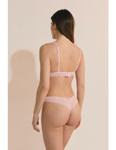 Soutien-gorge brassière à motifs cœurs,Soutien-gorge brassière à motifs cœurs;${refinementColor}