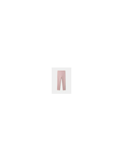 Lot de 2 leggings doublés, imprimé léopard ou rose uni, pour filles